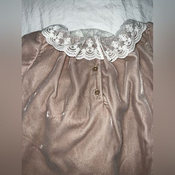 NWT JANIE AND JACK VELVET DRESS WITH BLOOMER 12/18M - Picture 6 of 6